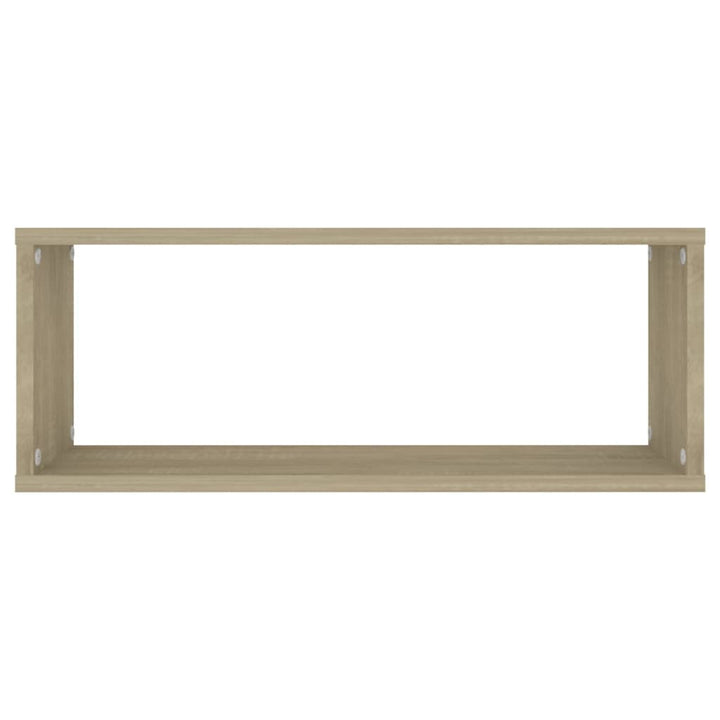 Vägghyllor 2 St Sonoma-Ek 60X15X23Cm Konstruerat Trä