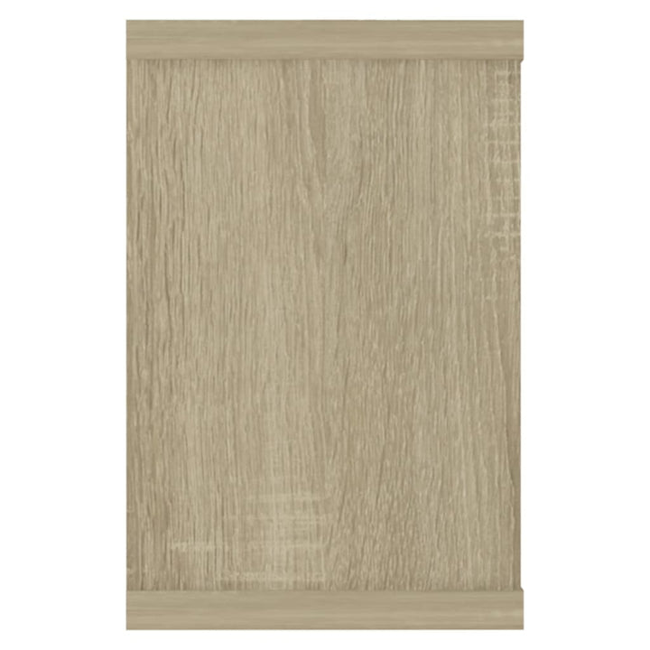 Vägghyllor 2 St Sonoma-Ek 60X15X23Cm Konstruerat Trä