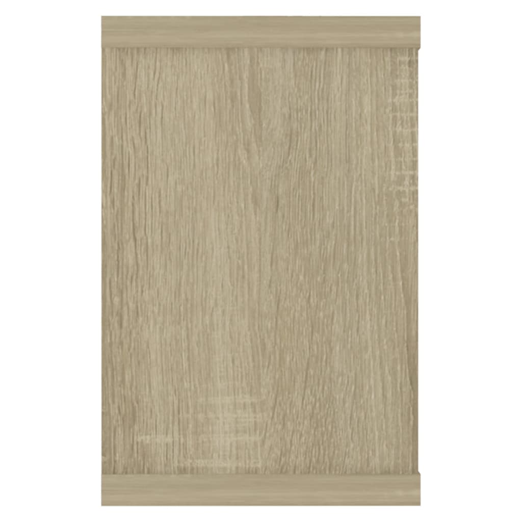 Vägghyllor 2 St Sonoma-Ek 60X15X23Cm Konstruerat Trä