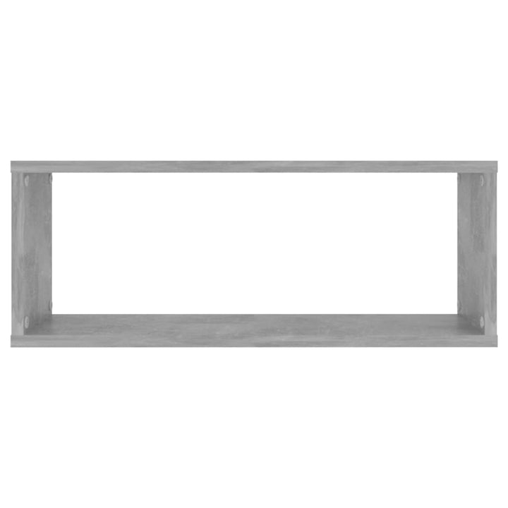 Vägghylla Kubformad 2 St Konstruerat Trä