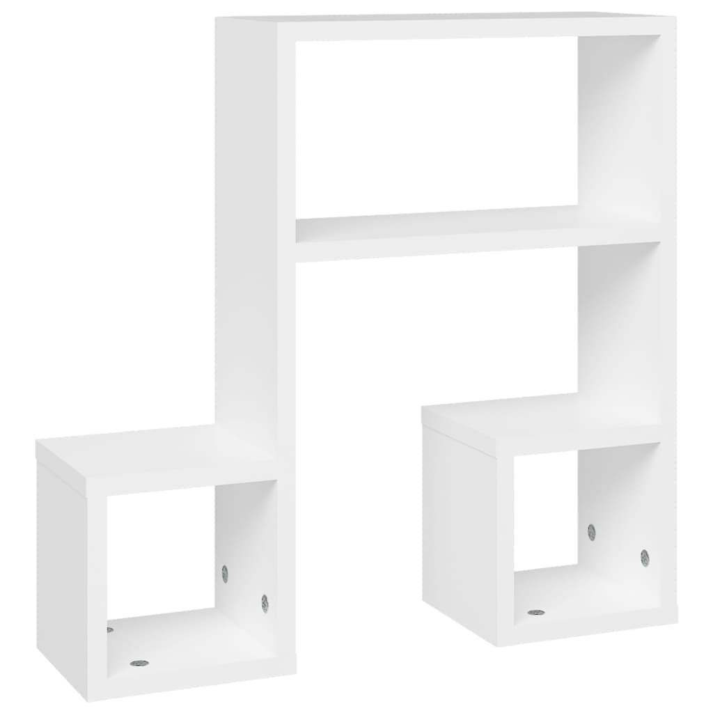 Vägghyllor 2 St 50X15X50 Cm Konstruerat Trä