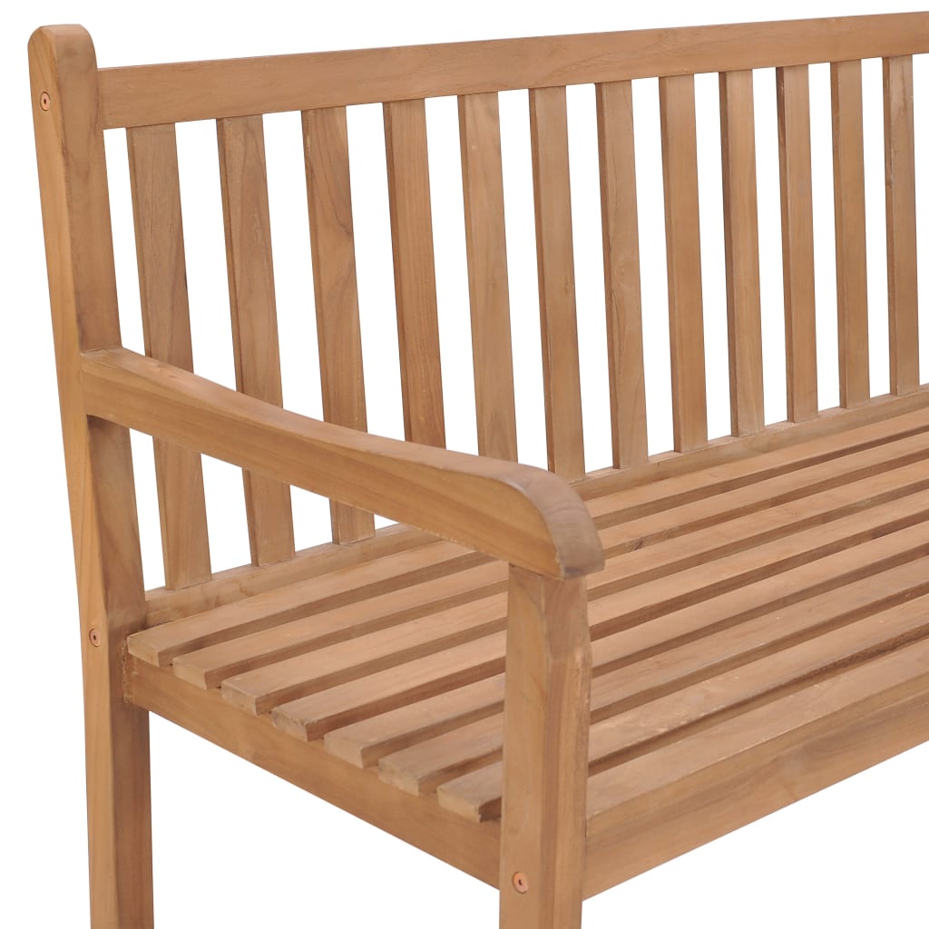 Hörnbänk 185X185X90 Cm Massiv Teakträ