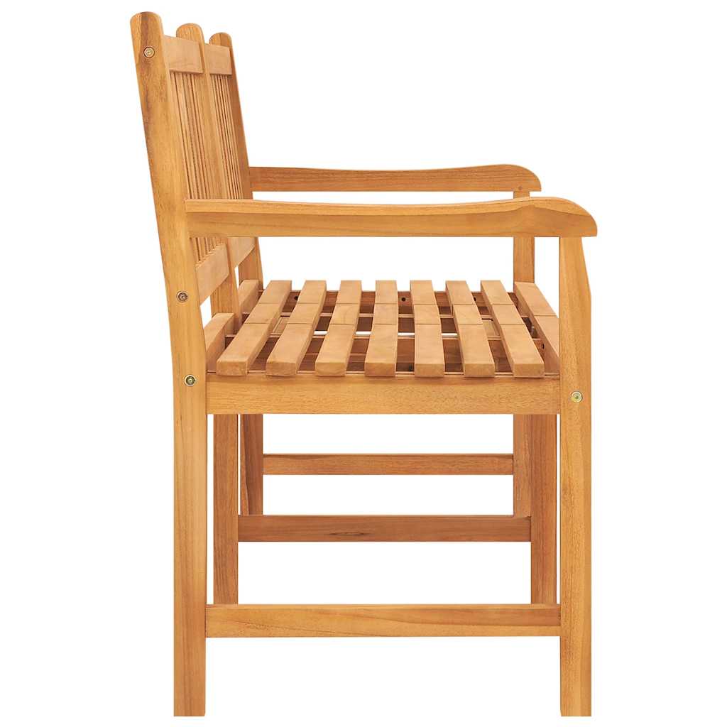 Trädgårdsbänk 3-Sits Med Bord 150 Cm Massiv Teak