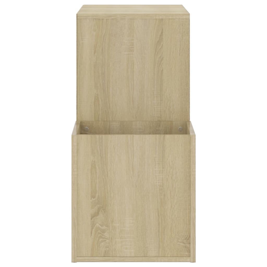 Skoskåp Sonoma-Ek 105X35,5X70 Cm Konstruerat Trä