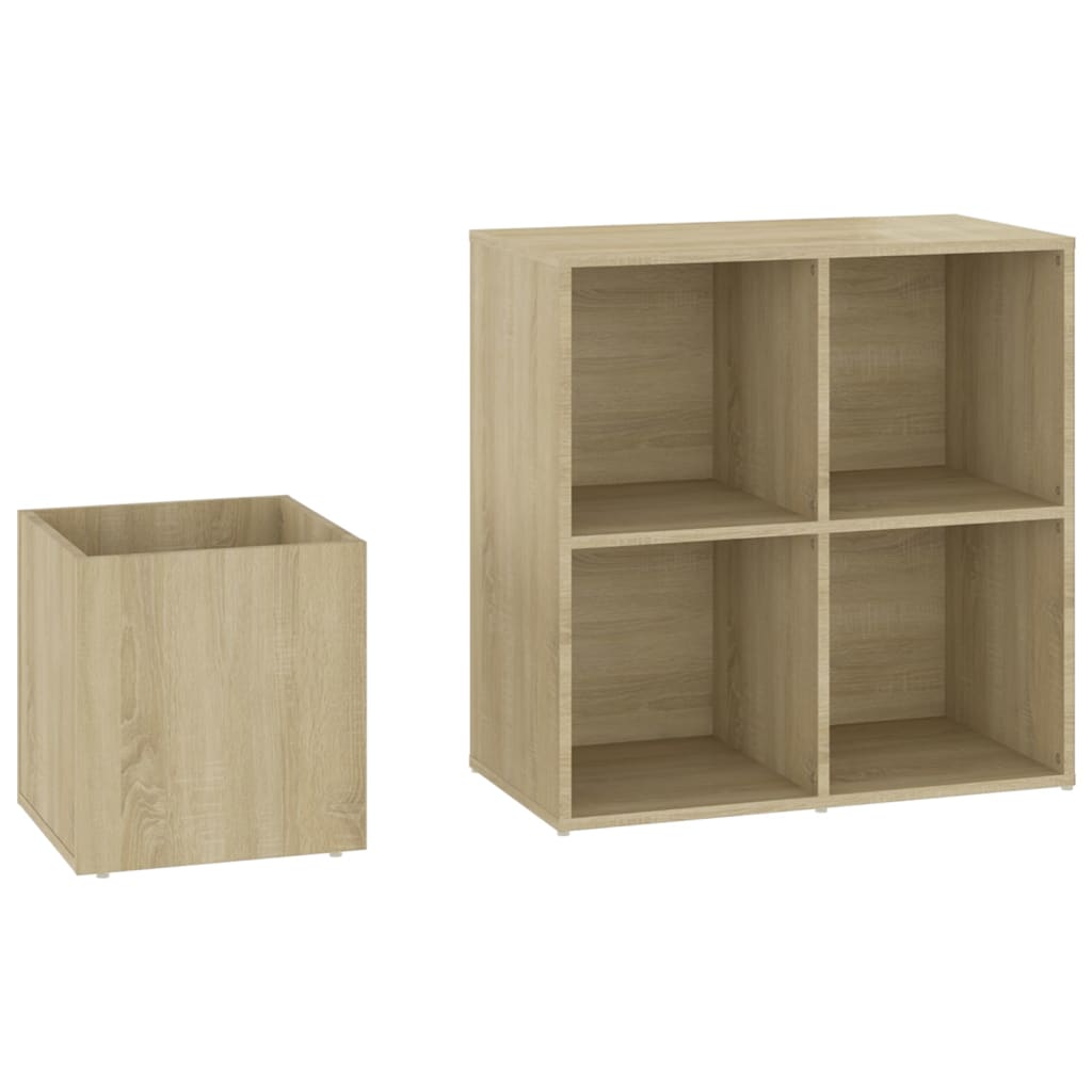 Skoskåp Sonoma-Ek 105X35,5X70 Cm Konstruerat Trä