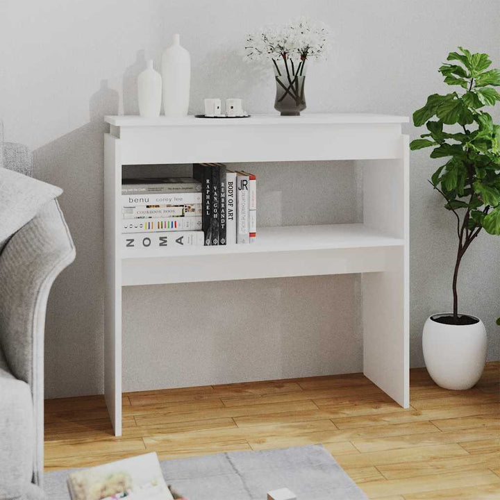 Konsolbord Åldrat Trä 102X30X80 Cm Konstruerat Trä