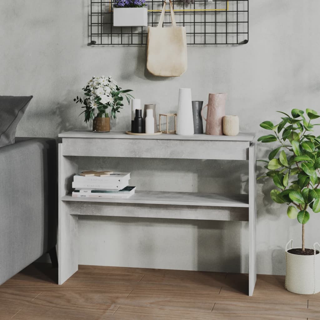 Konsolbord Åldrat Trä 102X30X80 Cm Konstruerat Trä