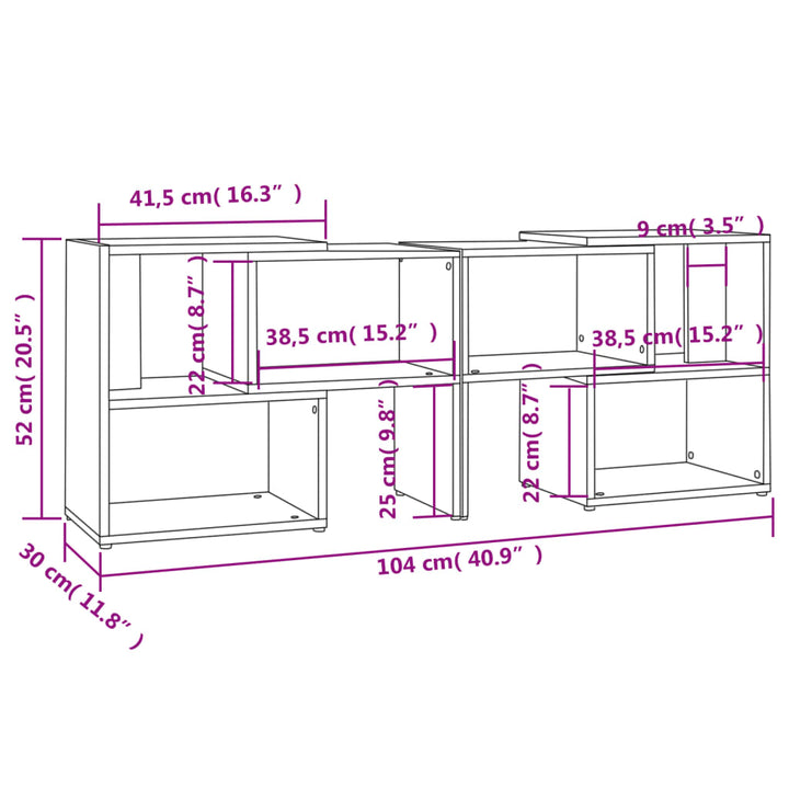Tv-Bänk 104X30X52 Cm Konstruerat Trä