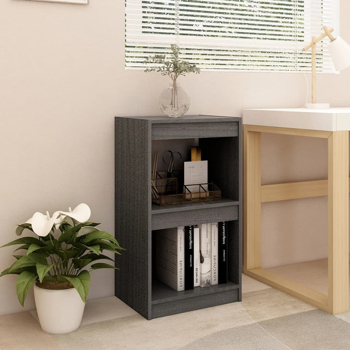 Bokhylla/Rumsavdelare 40X30X135,5 Cm Massiv Furu