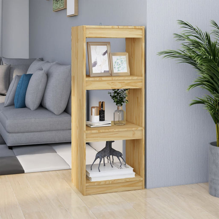 Bokhylla/Rumsavdelare 40X30X135,5 Cm Massiv Furu