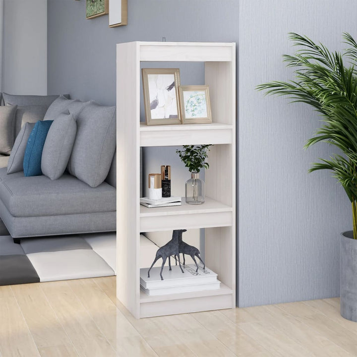 Bokhylla/Rumsavdelare 40X30X135,5 Cm Massiv Furu