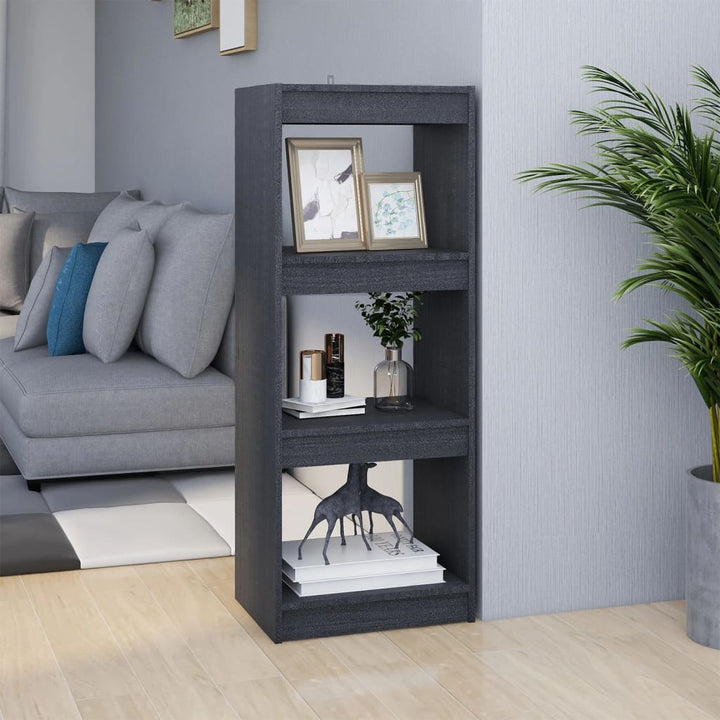 Bokhylla/Rumsavdelare 40X30X135,5 Cm Massiv Furu