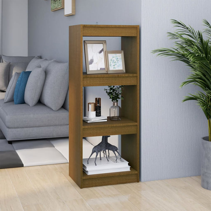 Bokhylla/Rumsavdelare 40X30X135,5 Cm Massiv Furu