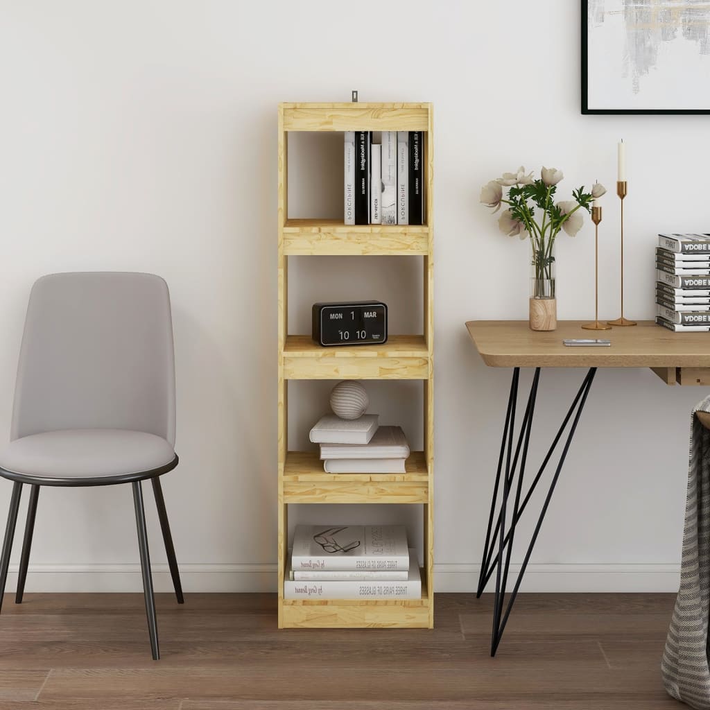 Bokhylla/Rumsavdelare 40X30X135,5 Cm Massiv Furu