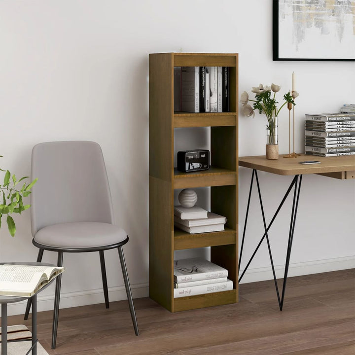 Bokhylla/Rumsavdelare 40X30X135,5 Cm Massiv Furu