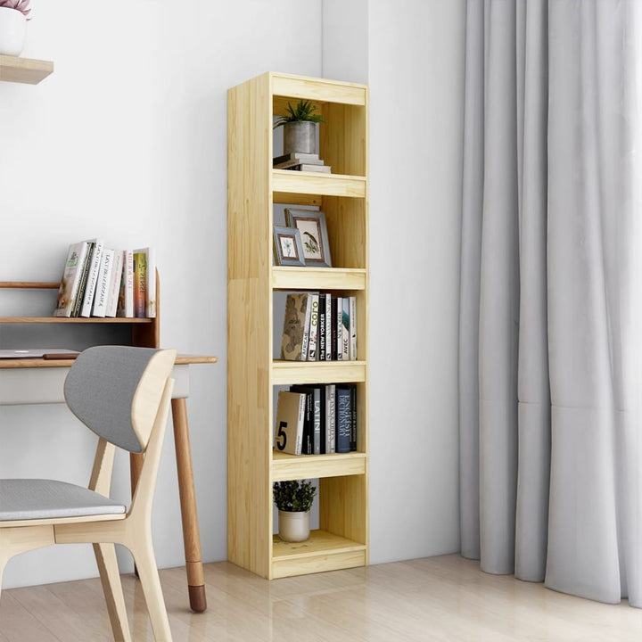 Bokhylla/Rumsavdelare 40X30X135,5 Cm Massiv Furu