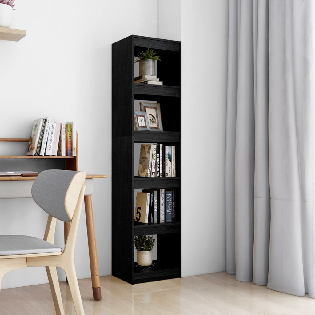 Bokhylla/Rumsavdelare 40X30X135,5 Cm Massiv Furu