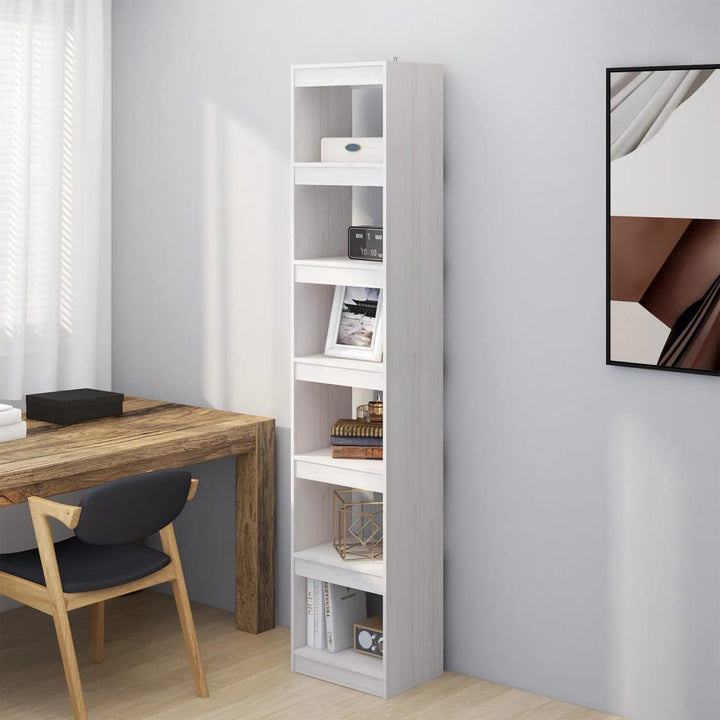 Bokhylla/Rumsavdelare 40X30X135,5 Cm Massiv Furu