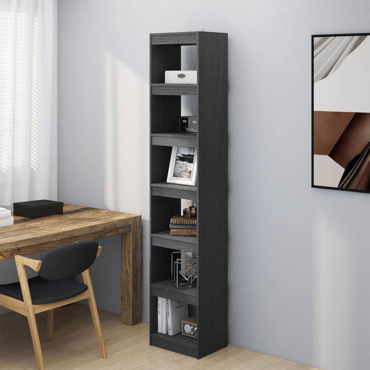 Bokhylla/Rumsavdelare 40X30X135,5 Cm Massiv Furu