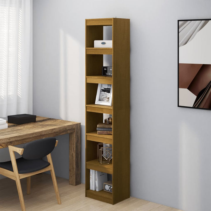 Bokhylla/Rumsavdelare 40X30X135,5 Cm Massiv Furu