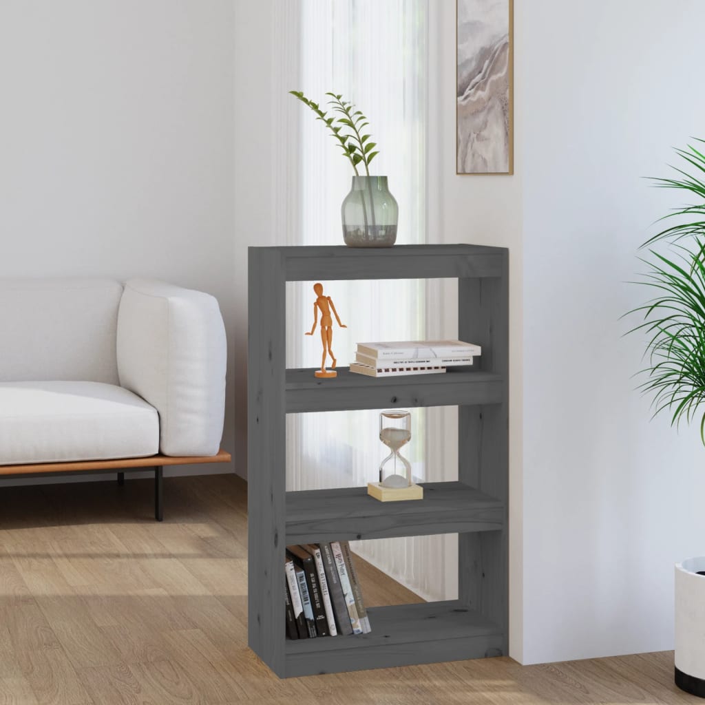 Bokhylla/Rumsavdelare 60X30X199,5 Cm Massiv Furu