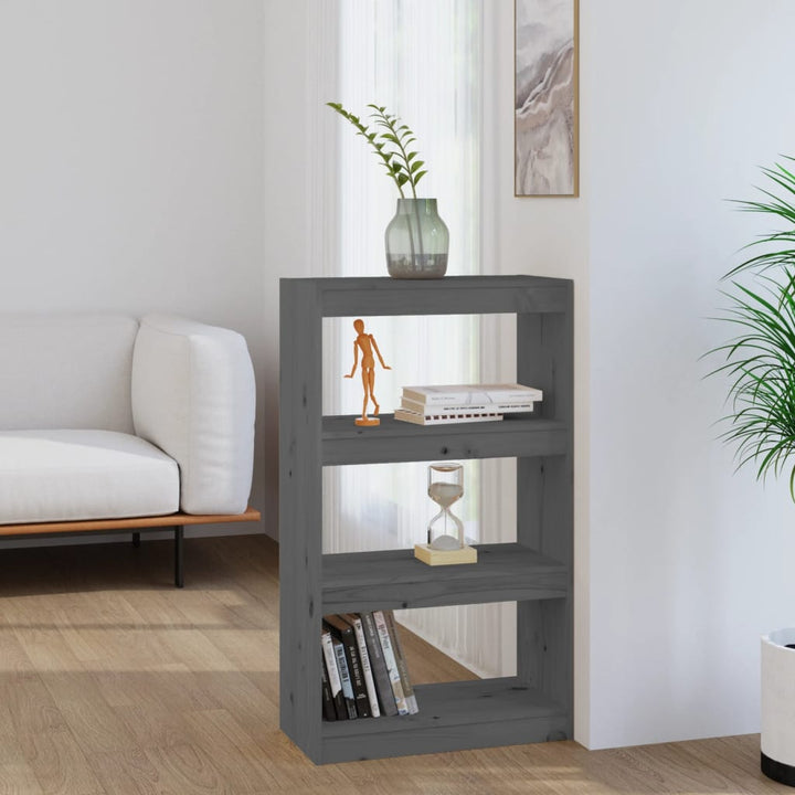 Bokhylla/Rumsavdelare 60X30X199,5 Cm Massiv Furu