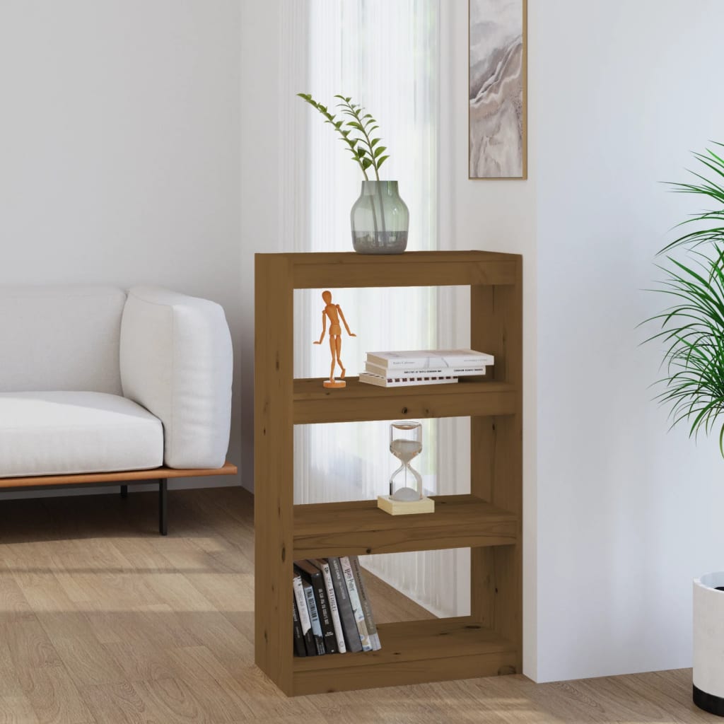 Bokhylla/Rumsavdelare 60X30X199,5 Cm Massiv Furu