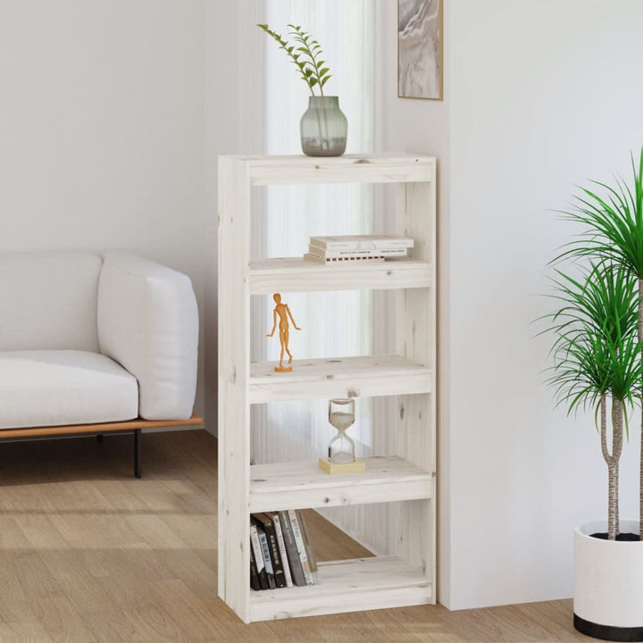 Bokhylla/Rumsavdelare 60X30X199,5 Cm Massiv Furu