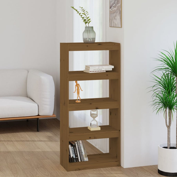 Bokhylla/Rumsavdelare 60X30X199,5 Cm Massiv Furu
