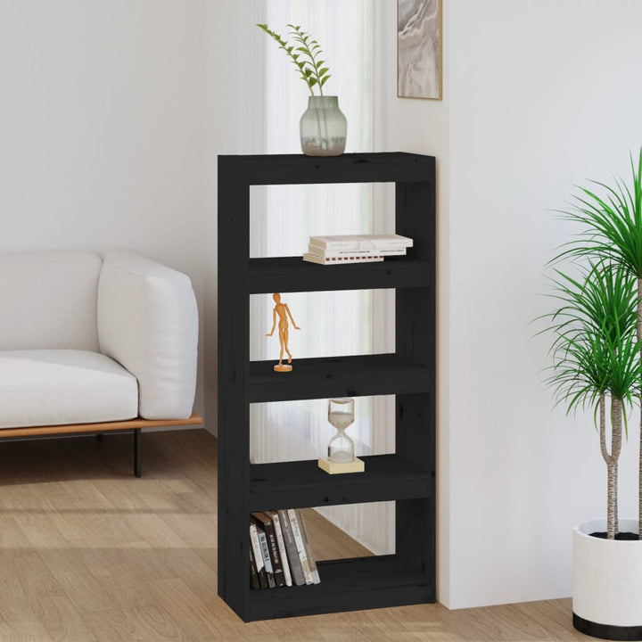 Bokhylla/Rumsavdelare 60X30X199,5 Cm Massiv Furu
