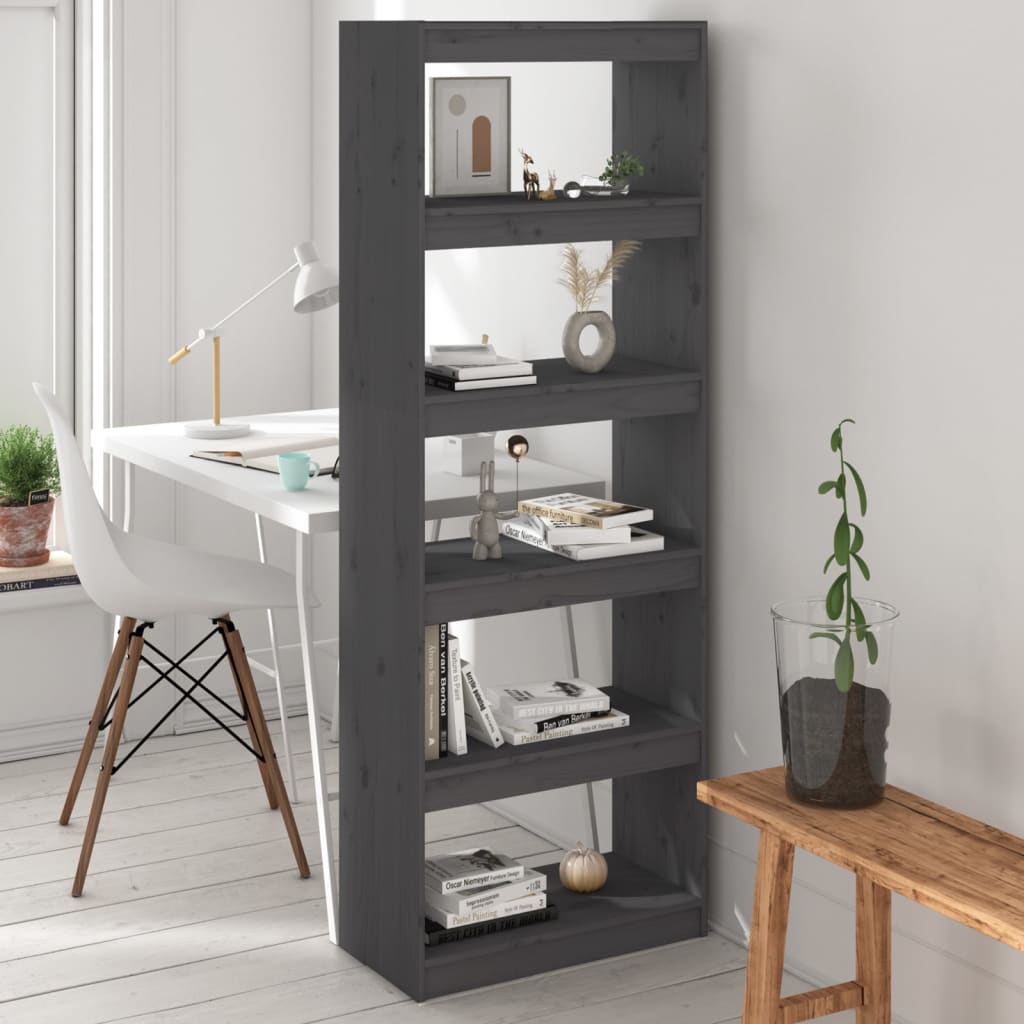 Bokhylla/Rumsavdelare 60X30X199,5 Cm Massiv Furu