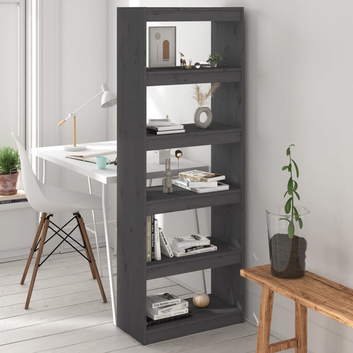 Bokhylla/Rumsavdelare 60X30X199,5 Cm Massiv Furu