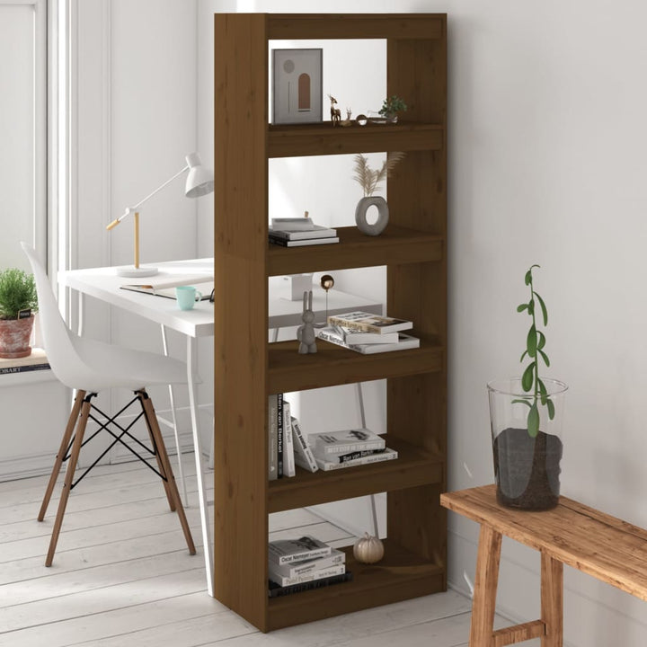 Bokhylla/Rumsavdelare 60X30X199,5 Cm Massiv Furu
