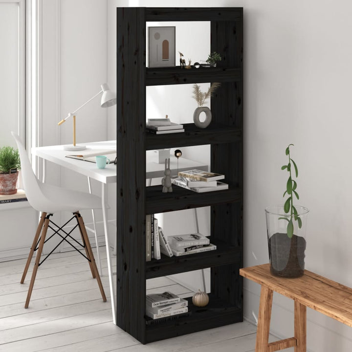 Bokhylla/Rumsavdelare 60X30X199,5 Cm Massiv Furu
