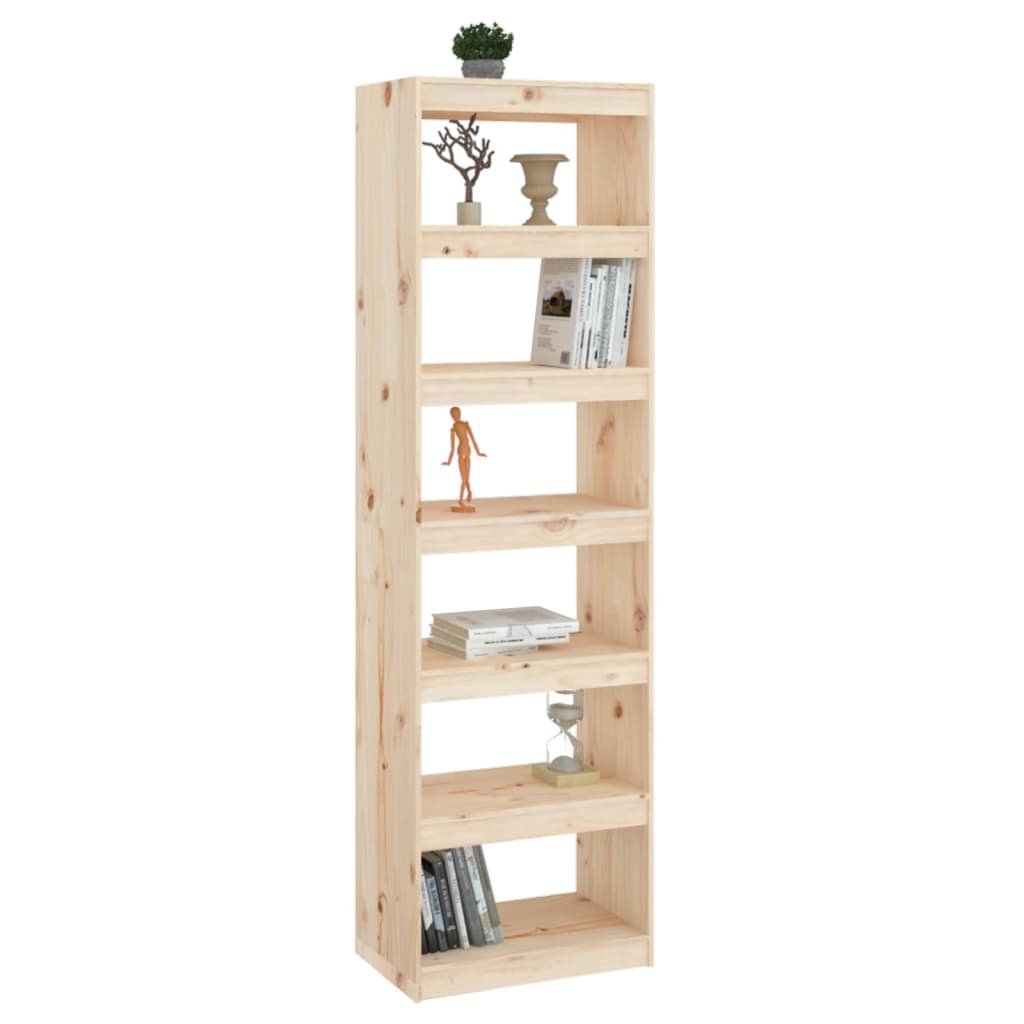 Bokhylla/Rumsavdelare 60X30X199,5 Cm Massiv Furu