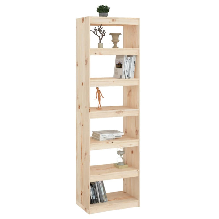 Bokhylla/Rumsavdelare 60X30X199,5 Cm Massiv Furu