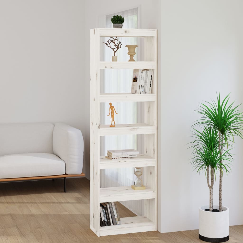 Bokhylla/Rumsavdelare 60X30X199,5 Cm Massiv Furu