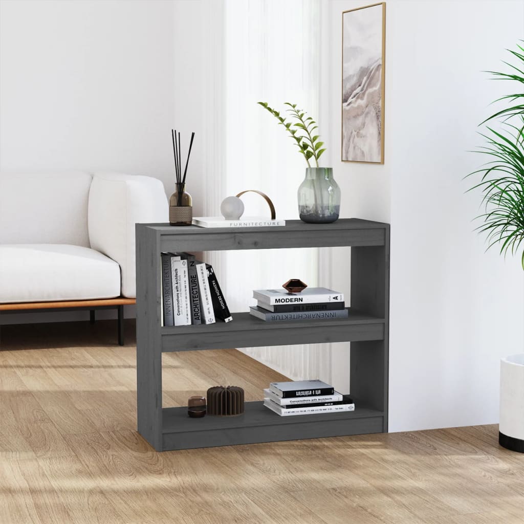 Bokhylla/Rumsavdelare 80X30X135,5 Cm Massiv Furu