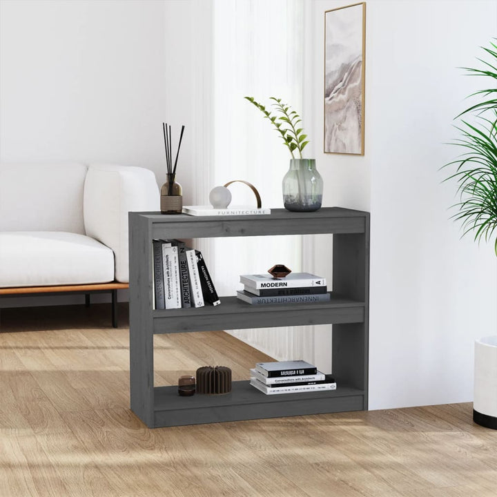 Bokhylla/Rumsavdelare 80X30X135,5 Cm Massiv Furu