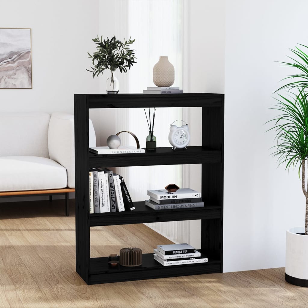 Bokhylla/Rumsavdelare 80X30X135,5 Cm Massiv Furu