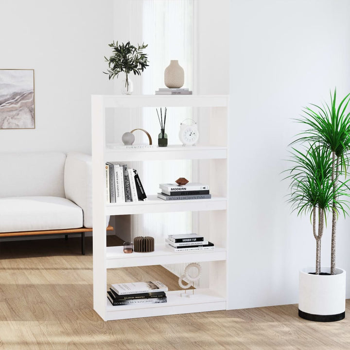 Bokhylla/Rumsavdelare 80X30X135,5 Cm Massiv Furu