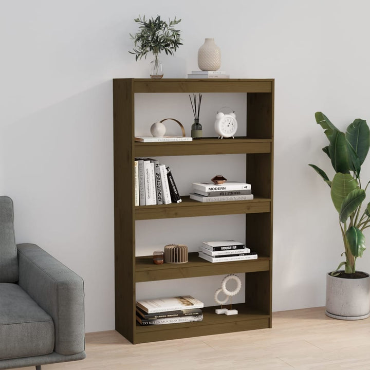 Bokhylla/Rumsavdelare 80X30X135,5 Cm Massiv Furu