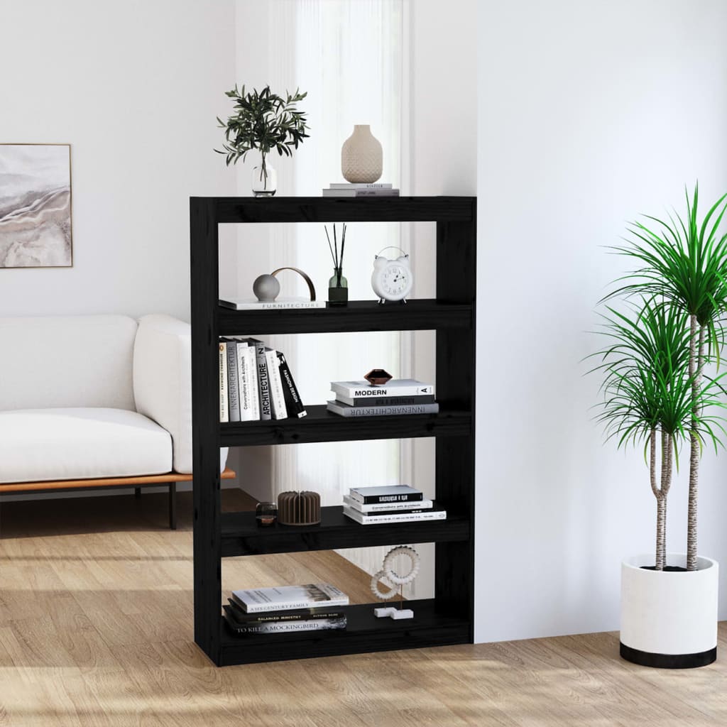 Bokhylla/Rumsavdelare 80X30X135,5 Cm Massiv Furu