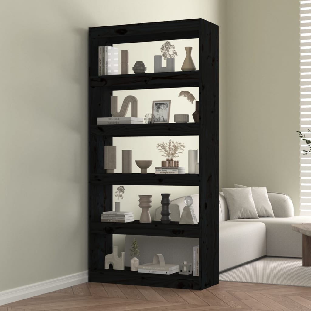 Bokhylla/Rumsavdelare 80X30X135,5 Cm Massiv Furu