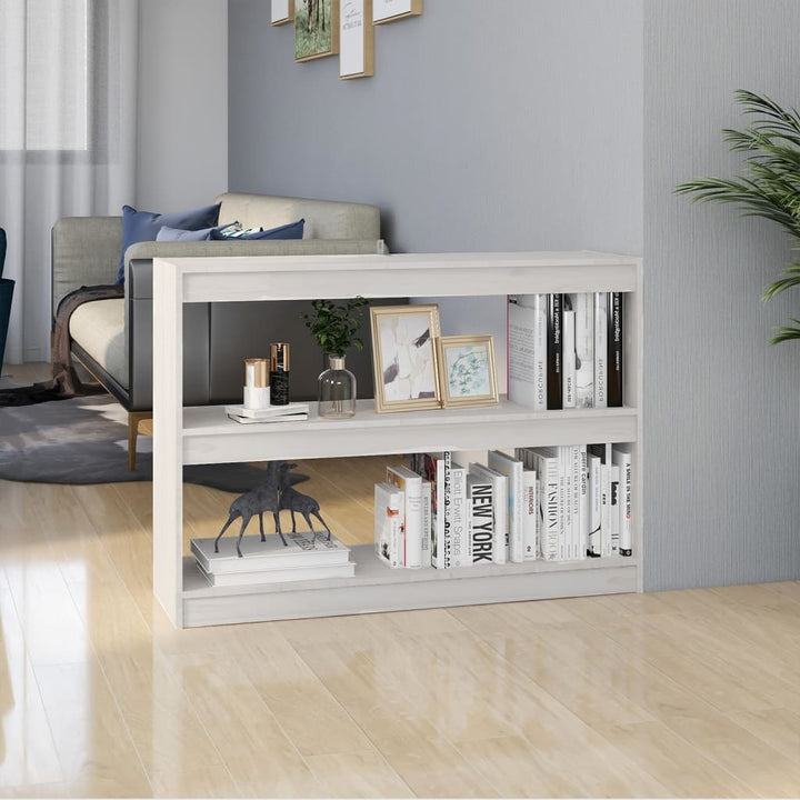 Bokhylla/Rumsavdelare 40X30X135,5 Cm Massiv Furu
