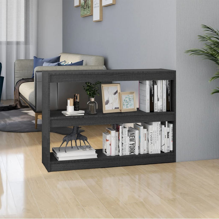 Bokhylla/Rumsavdelare 40X30X135,5 Cm Massiv Furu