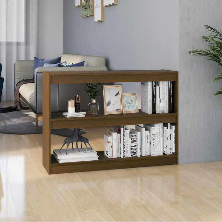Bokhylla/Rumsavdelare 40X30X135,5 Cm Massiv Furu