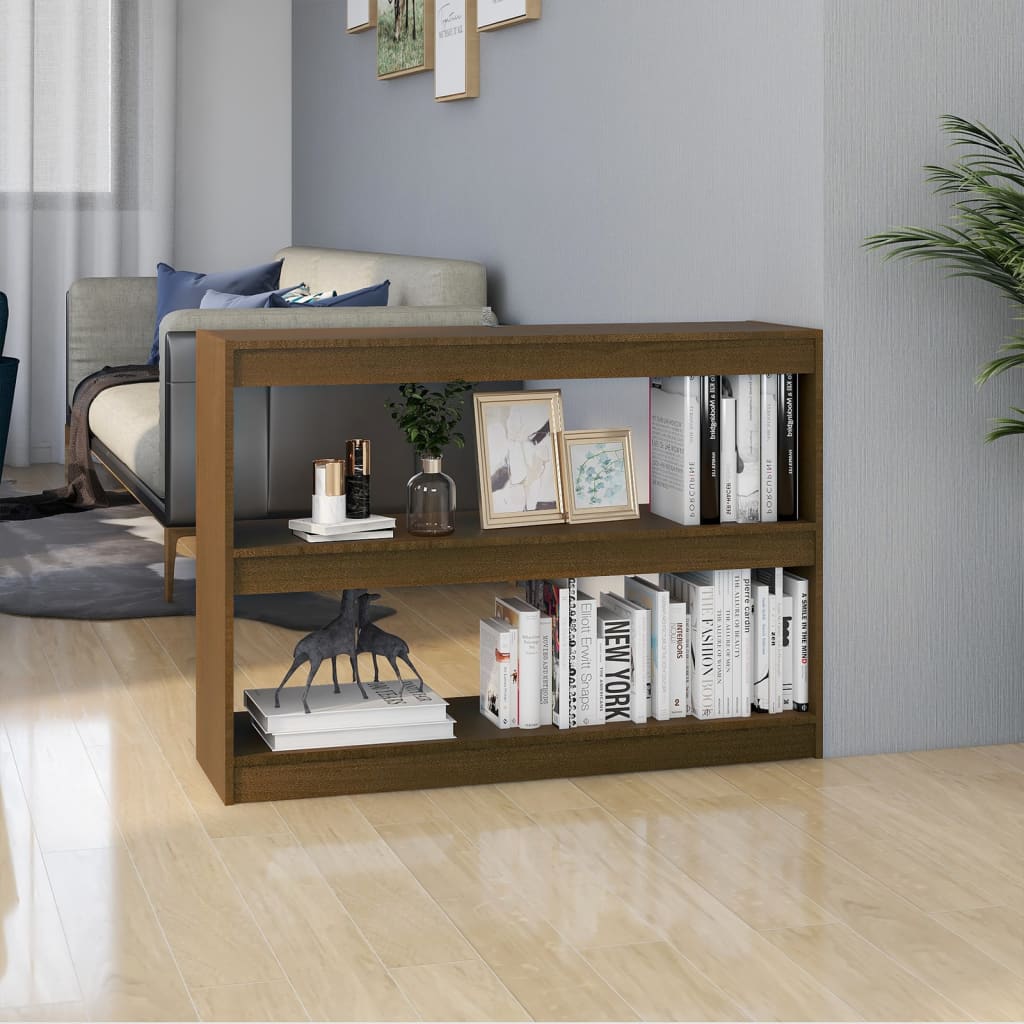 Bokhylla/Rumsavdelare 40X30X135,5 Cm Massiv Furu