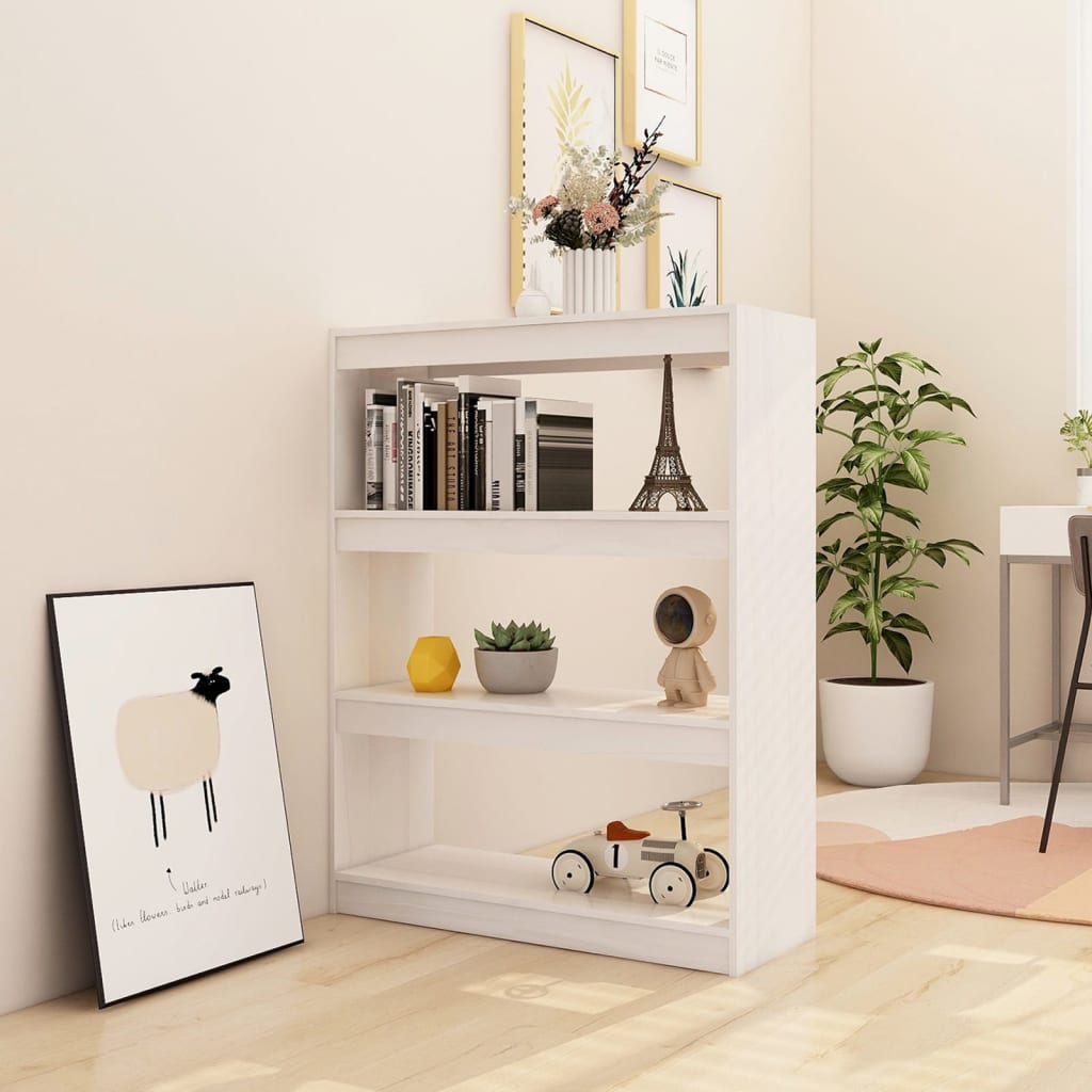 Bokhylla/Rumsavdelare 100X30X Massiv Furu