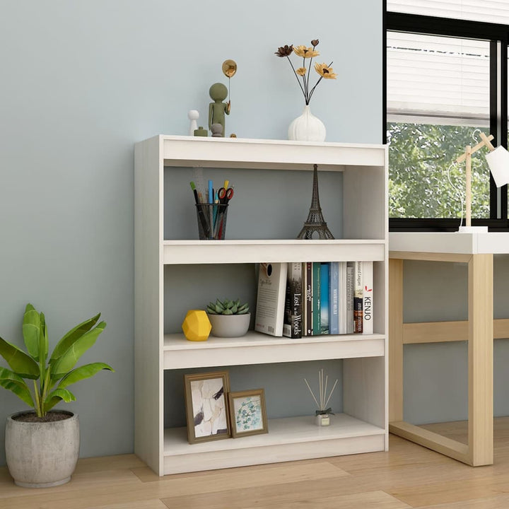 Bokhylla/Rumsavdelare 40X30X135,5 Cm Massiv Furu